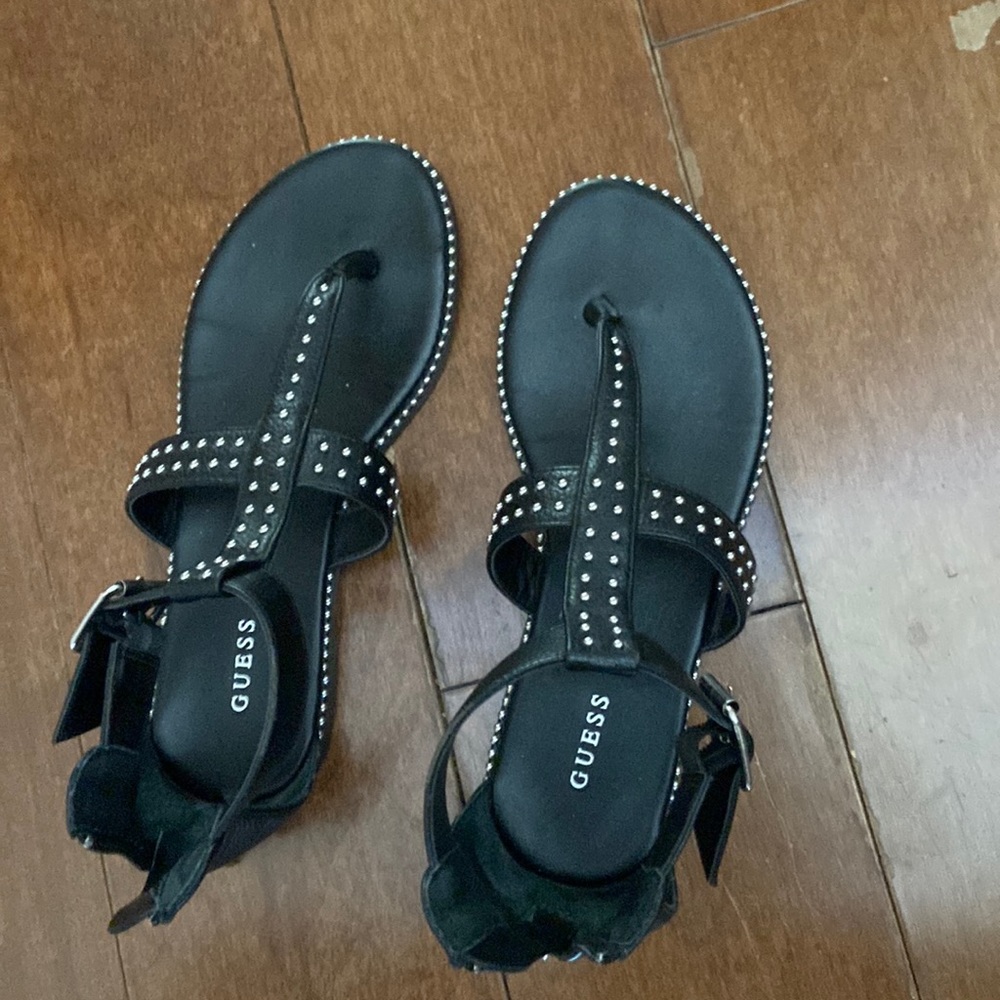 Guess black sandals